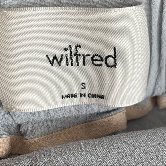 Aritzia Wilfred Faun Cropped Wide Leg Pant Sz S - Picture 8 of 10